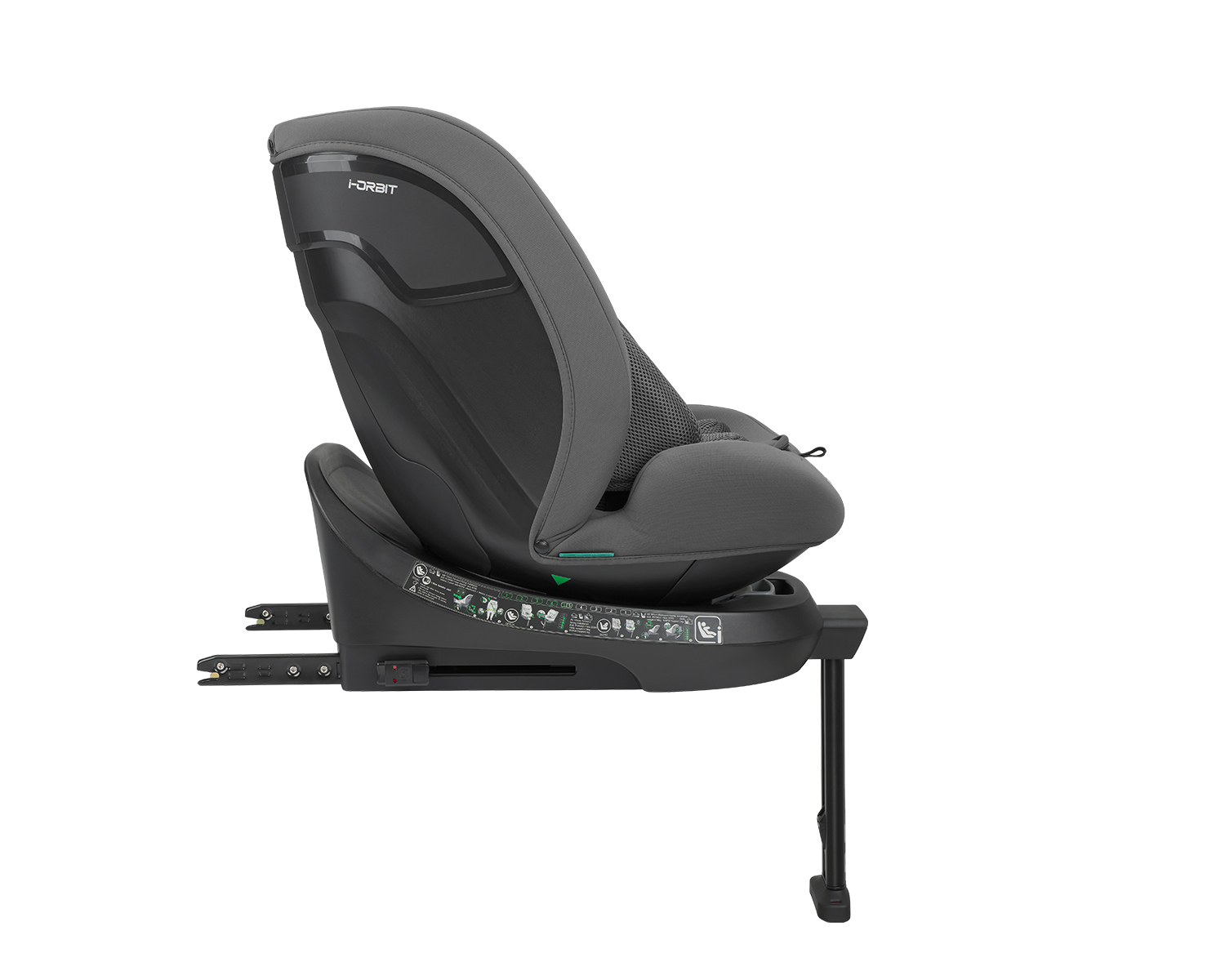 Kikkaboo Стол за кола 40-150 см i-Orbit i-SIZE Dark Grey 2026 - Image 12