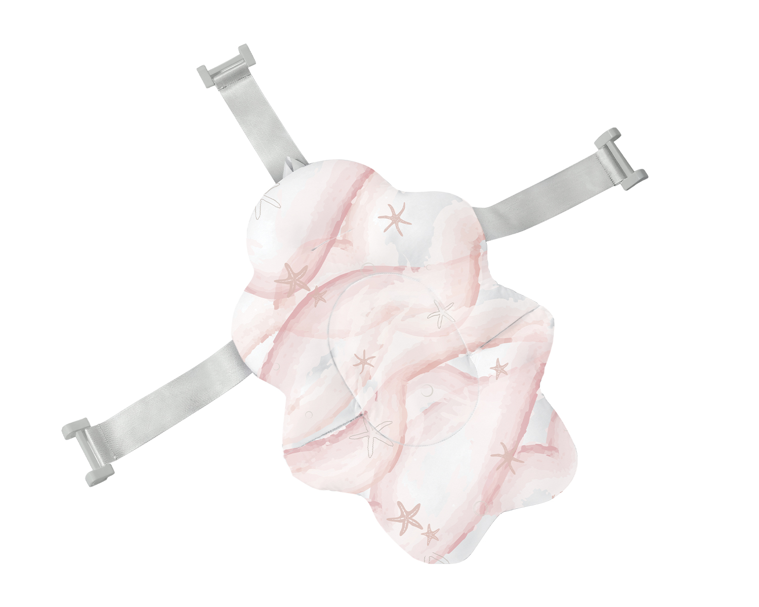 Kikkaboo Мека подложка за вана Nubo Starfish Pink