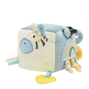 Kikkaboo Плюшено кубче Stripy Friends