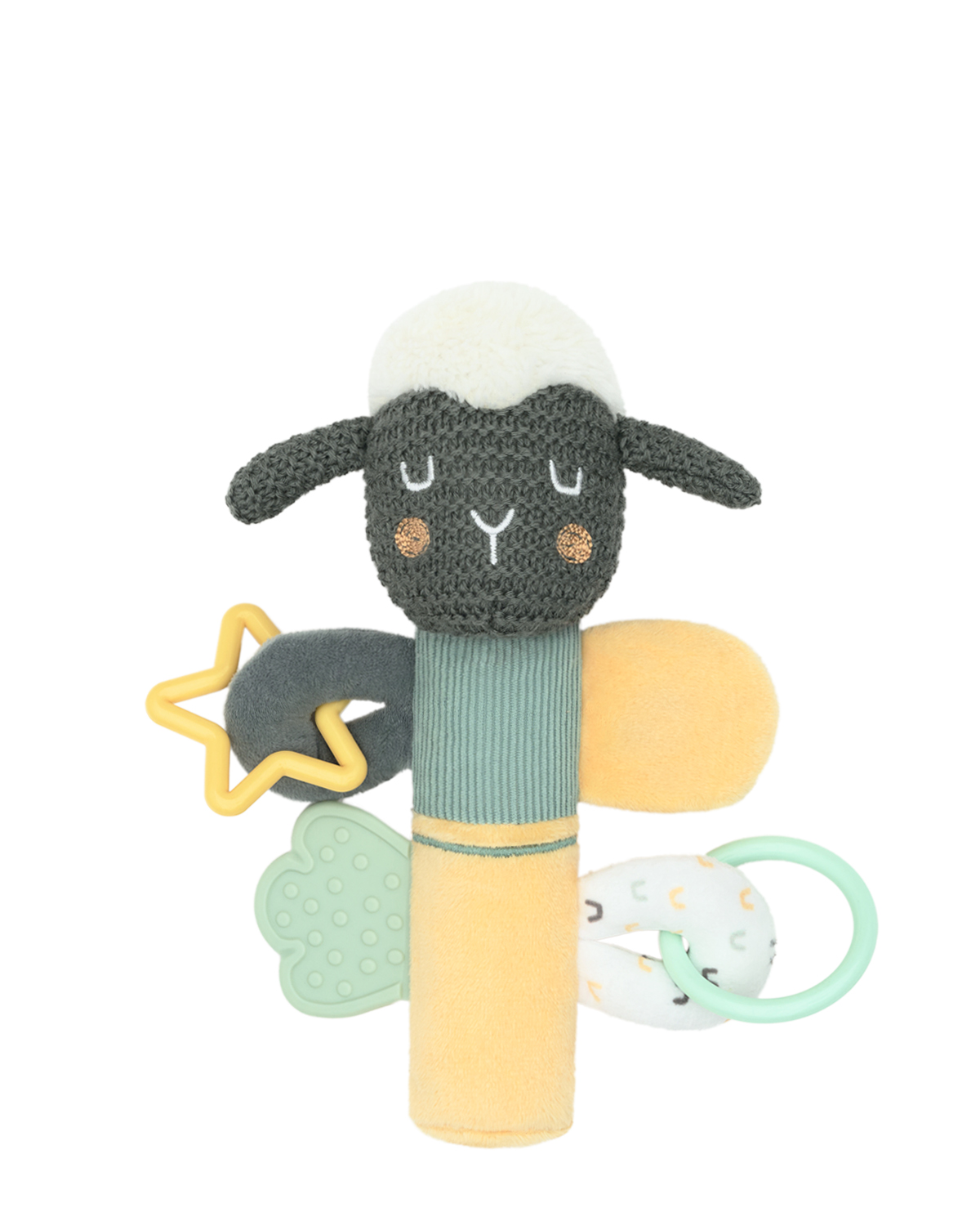 Kikkaboo Играчка пискун с гризалка Sleepy Sheep