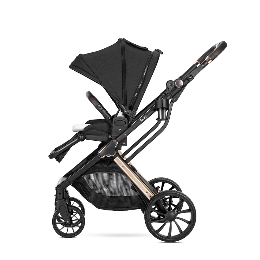 Д.КОЛИЧКА GLORY 2in1 BLACK+АДАПТОРИ с кош за новор - Image 6