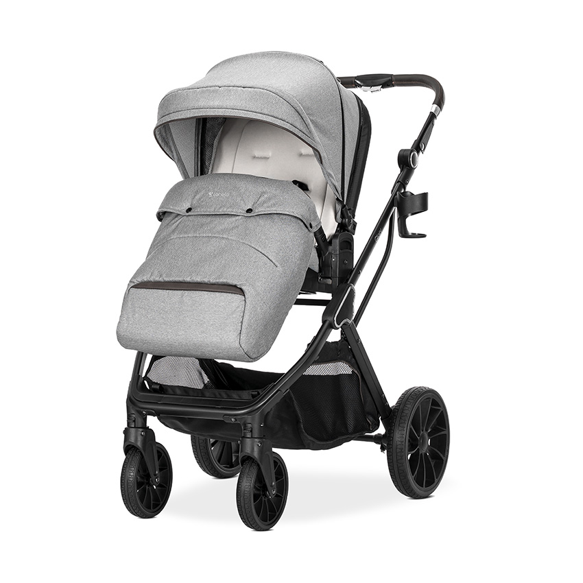 Д.КОЛИЧКА GLORY 2in1 GREY+АДАПТОРИ с кош за новоро - Image 3