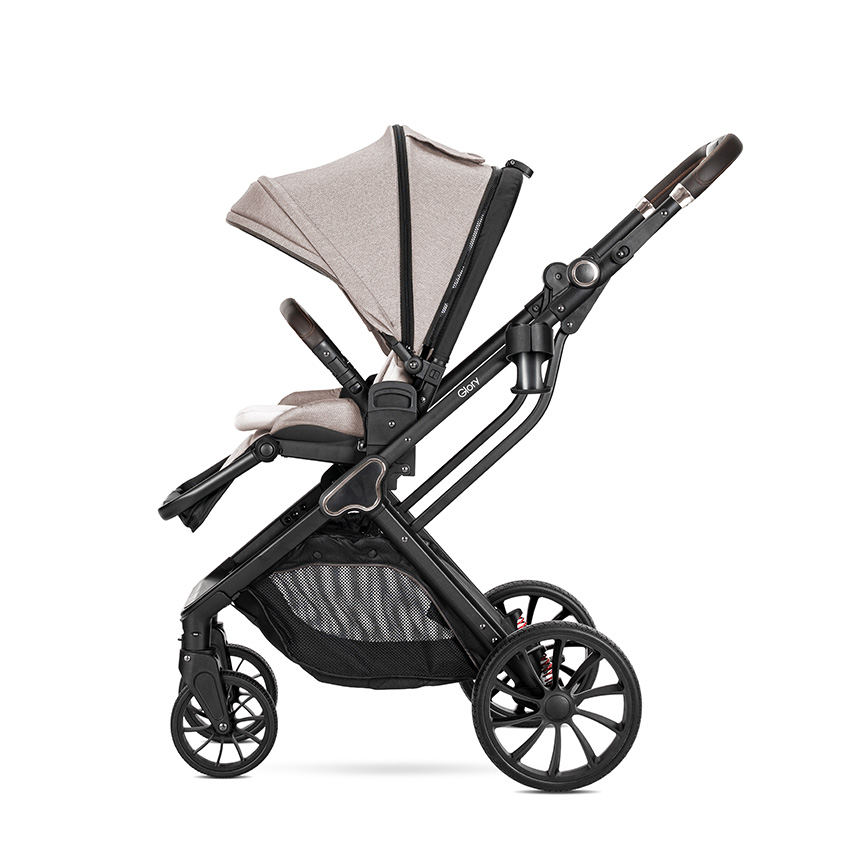 Д.КОЛИЧКА GLORY 2in1 BEIGE+АДАПТОРИ с кош за новор - Image 6