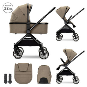 Lorelli Premium Д.КОЛИЧКА REYA 2in1 BEIGE до 22 кг кош за новороде