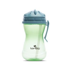 Baby Care СПОРТНА БУТИЛКА С ДРЪЖКA BLUE/GREEN и сламка