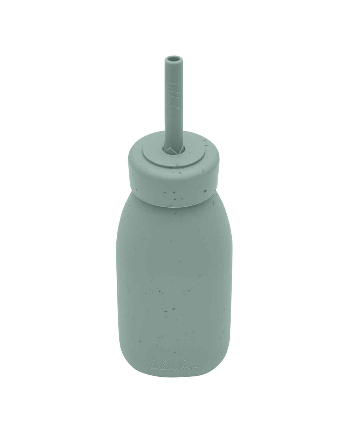 Kikkaboo Шише със сламка Platinum Silicone Sage - Image 2