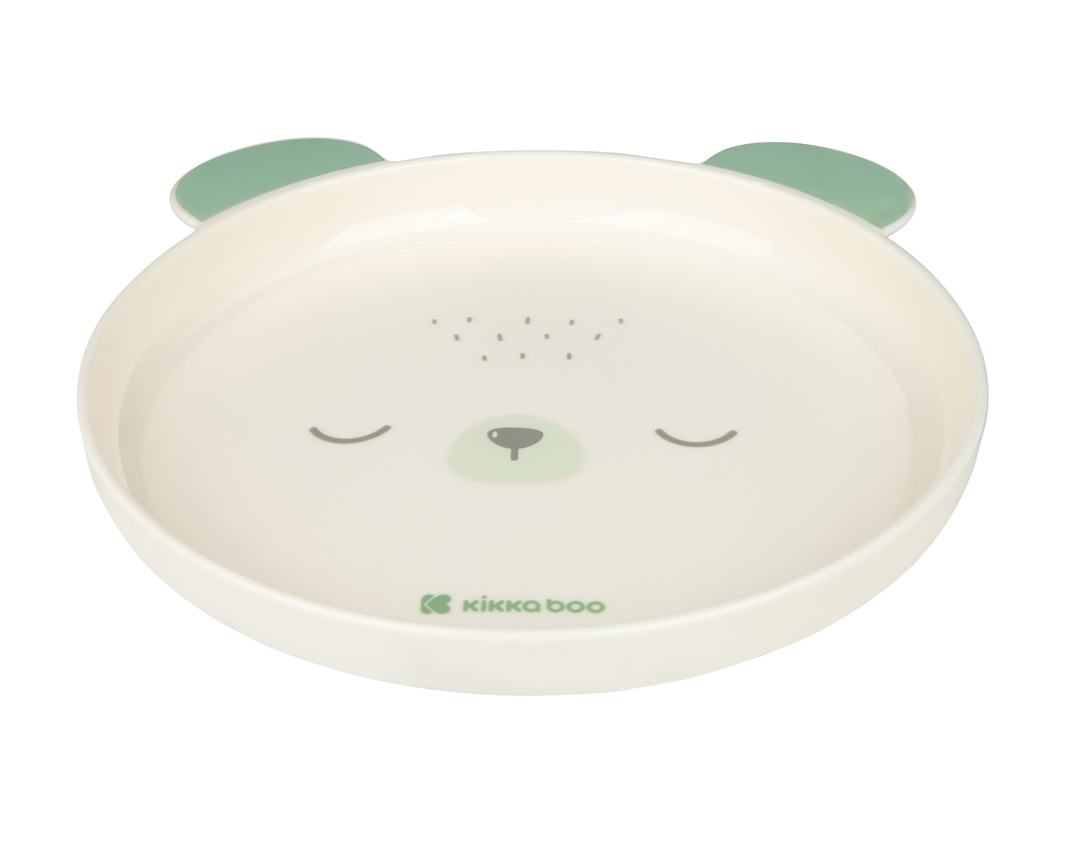 Kikkaboo Сет за хранене пластмаса Bear with me Mint - Image 6