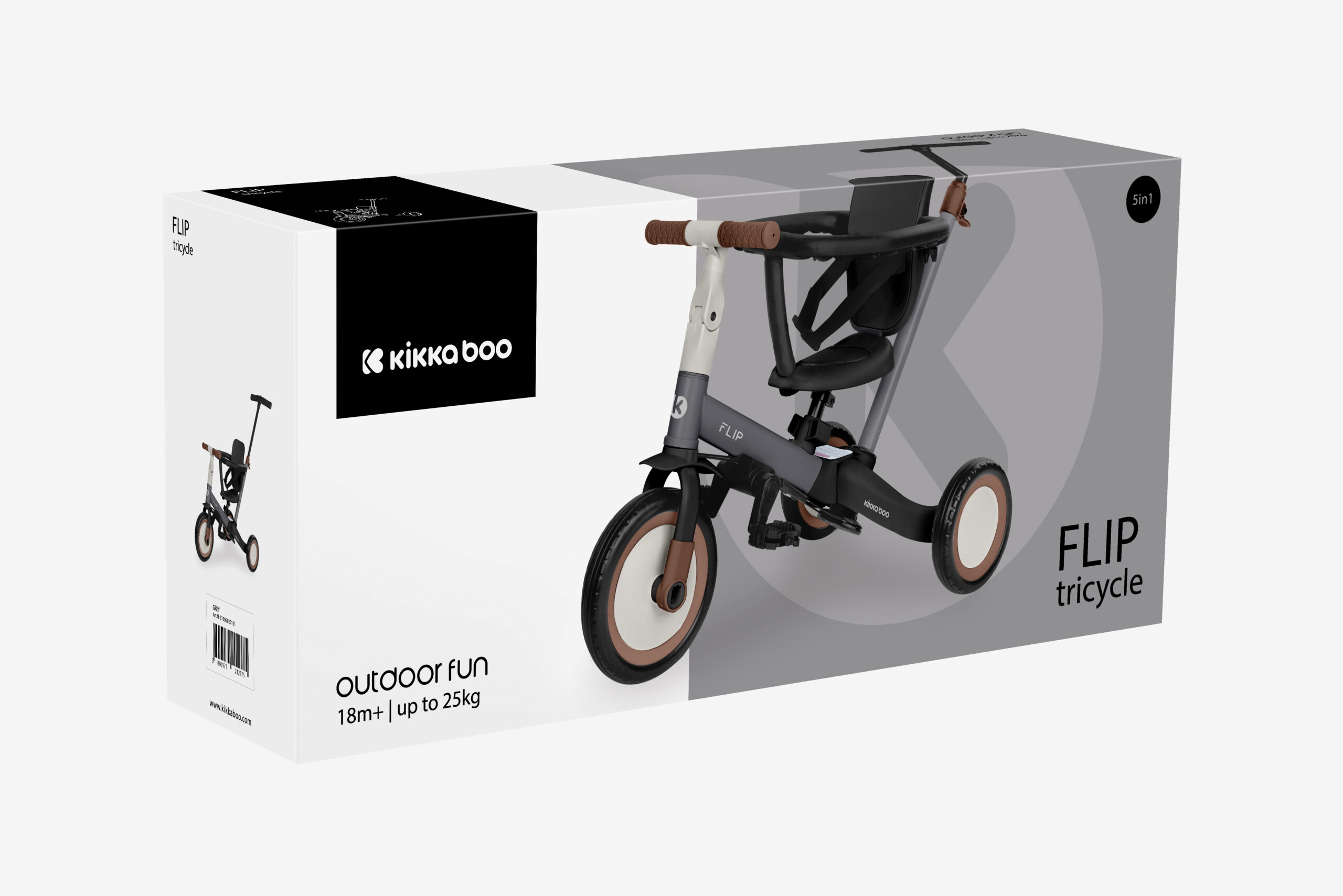 Kikkaboo Триколка 5в1 Flip Grey - Image 23