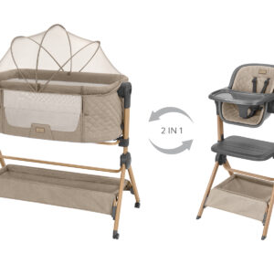 Kikkaboo 2в1 Мини кошара + Стол за хранене Sleat Me Beige