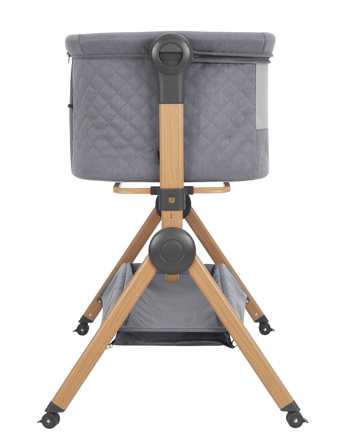 Kikkaboo 2в1 Мини кошара + Стол за хранене Sleat Me Grey - Image 11
