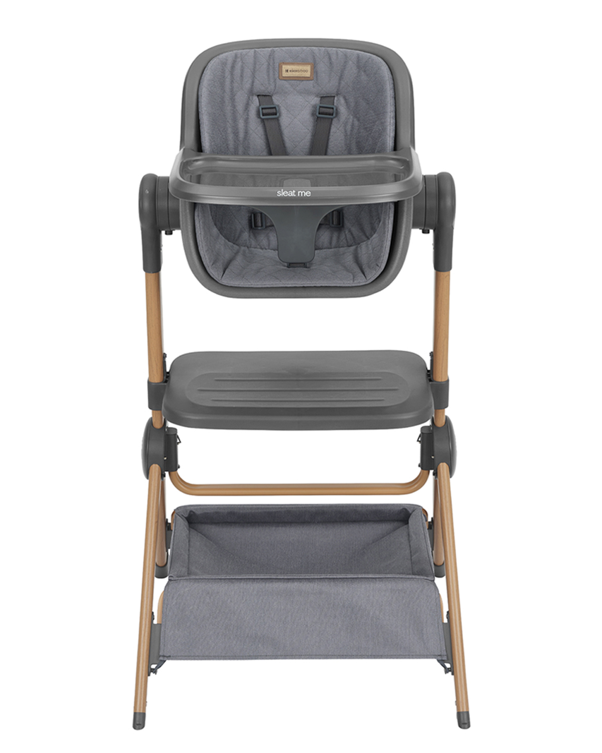 Kikkaboo 2в1 Мини кошара + Стол за хранене Sleat Me Grey - Image 15