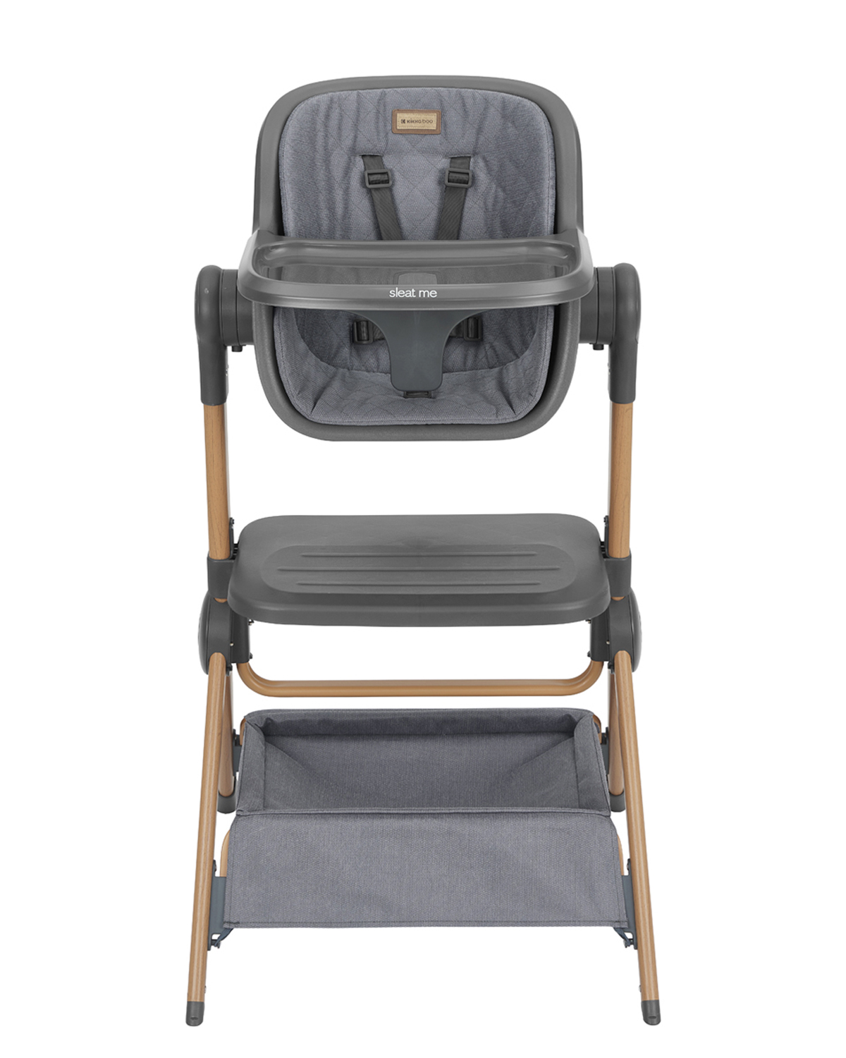 Kikkaboo 2в1 Мини кошара + Стол за хранене Sleat Me Grey - Image 16