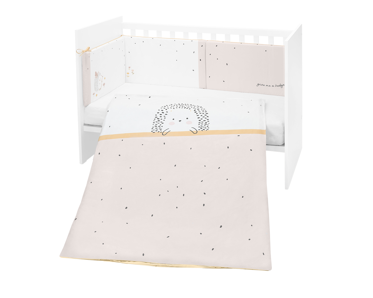 Kikkaboo Бебешки спален комплект 2 части EU style 60/120 Hedge-hugs - Image 9