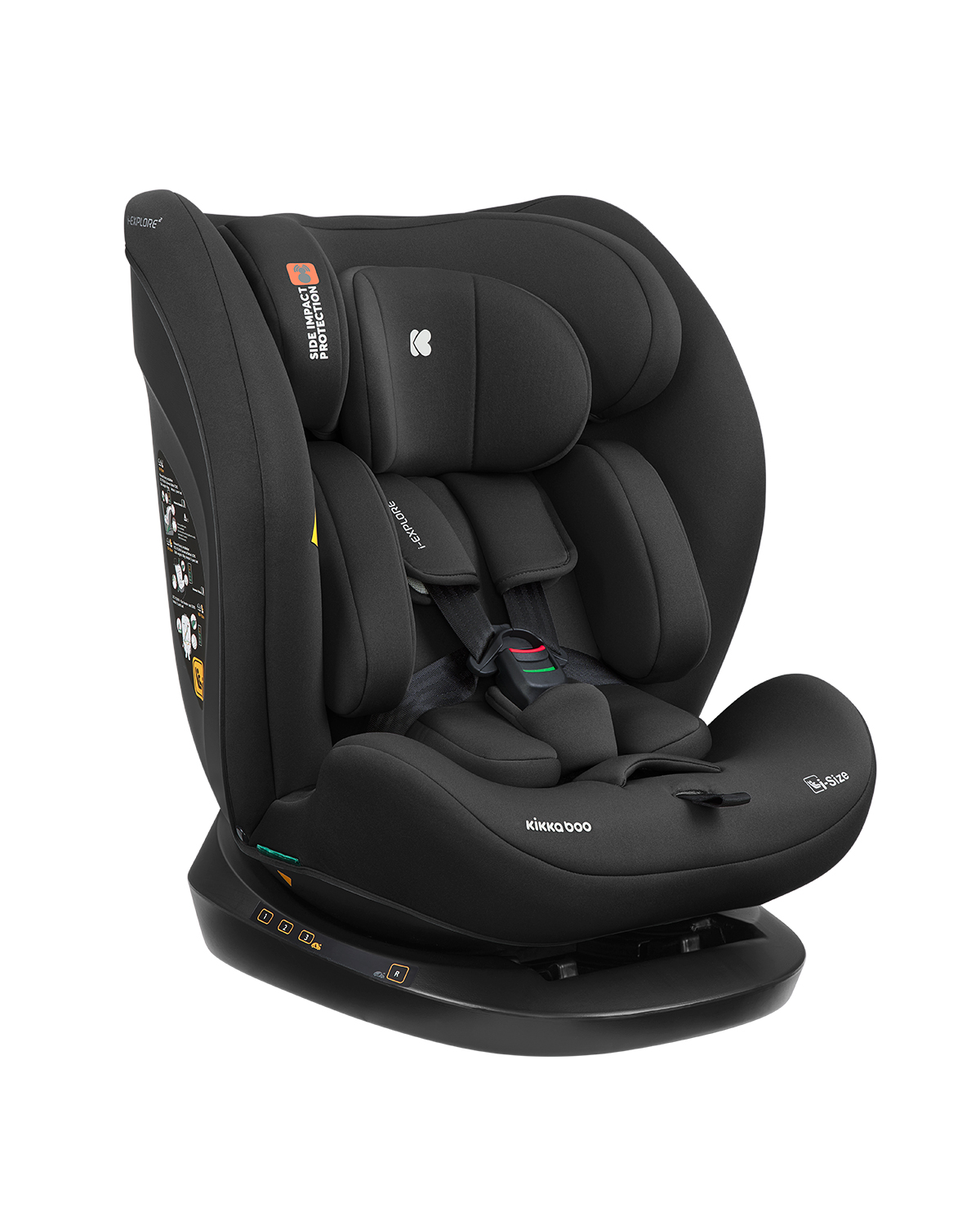 Kikkaboo Стол за кола 40-150 см i-Explore 2 i-SIZE Black - Image 2
