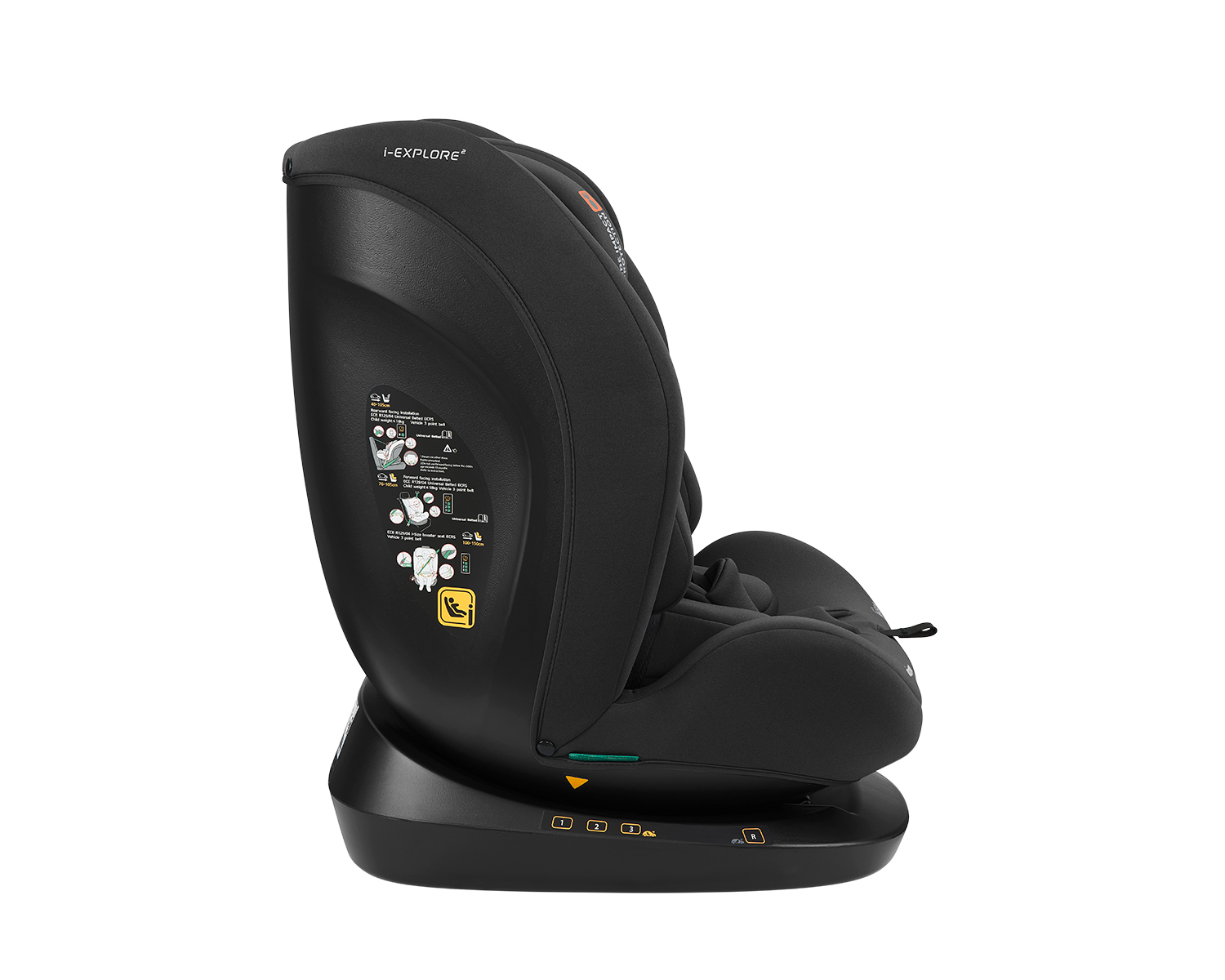 Kikkaboo Стол за кола 40-150 см i-Explore 2 i-SIZE Black - Image 6