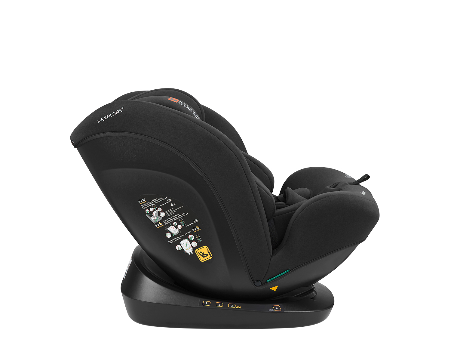 Kikkaboo Стол за кола 40-150 см i-Explore 2 i-SIZE Black - Image 9