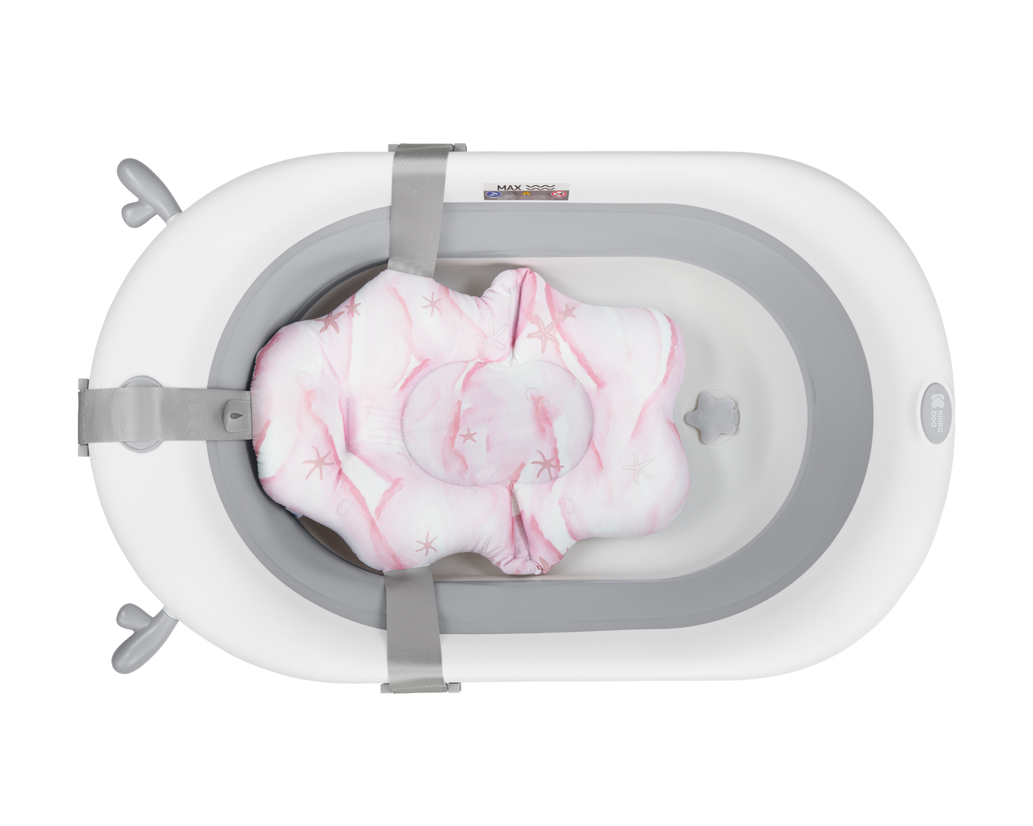 Kikkaboo Мека подложка за вана Nubo Starfish Pink - Image 4