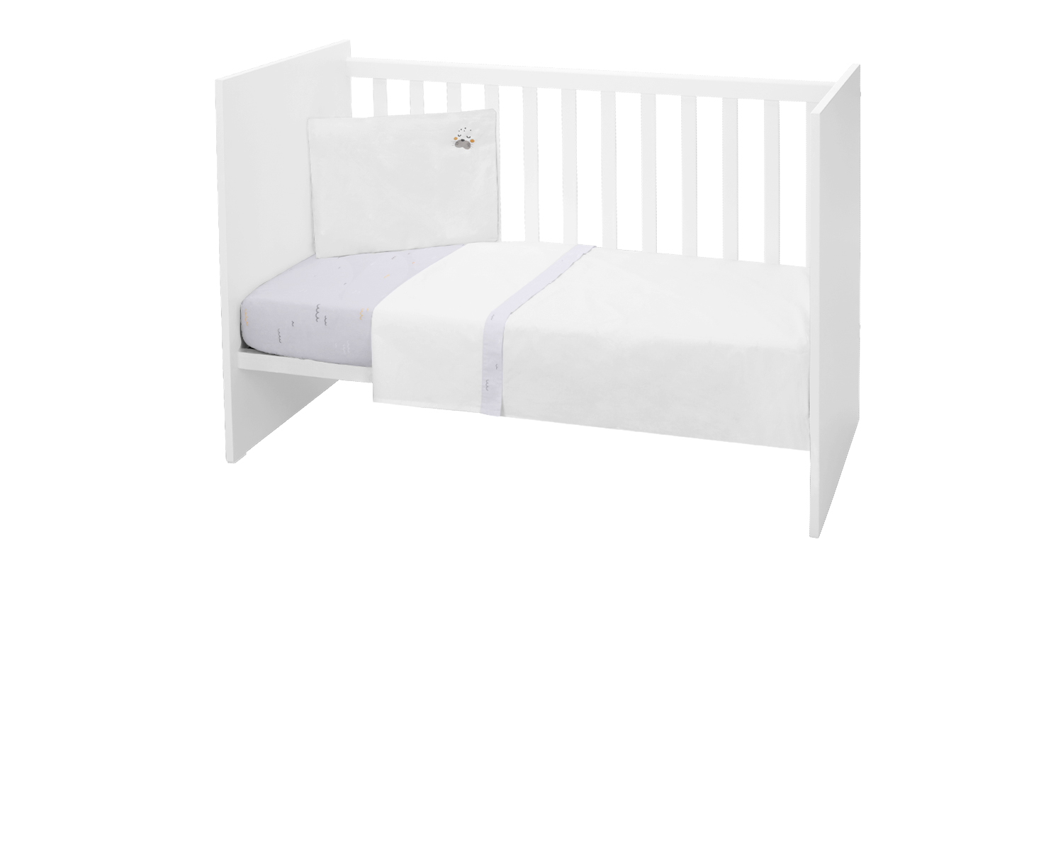 Kikkaboo Бебешки спален комплект 2 части EU style 60/120 Seally Me - Image 13