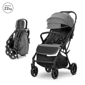 Lorelli Premium Д.КОЛИЧКА MINORI GREY до 22 кг АВТОМАТИЧНО СГЪВАНЕ