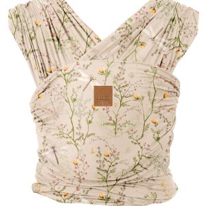 Kikkaboo Слинг за носене на бебе Isla Secret Garden Beige