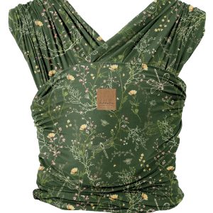 Kikkaboo Слинг за носене на бебе Isla Garden Deep Green
