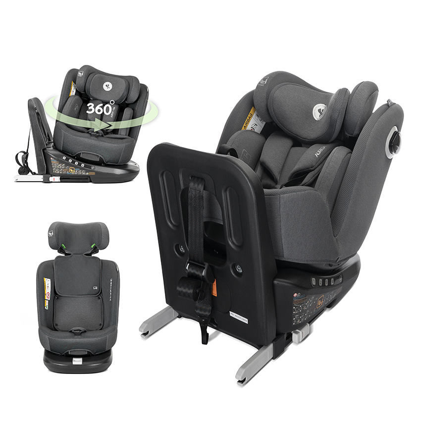 СТОЛ ЗА КОЛА AURIGA GREY i-Size 40-150 CM ISOFIX,