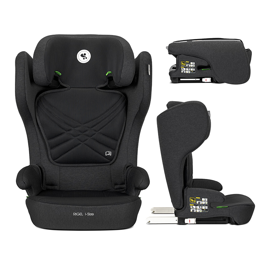 СГЪВАЕМ СТОЛ ЗА КОЛА RIGEL BLACK i-Size ISOFIX 100