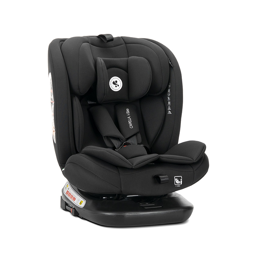 СТОЛ ЗА КОЛА CAPELLA BLACK i-Size 40-150 CM ISOFIX - Image 2