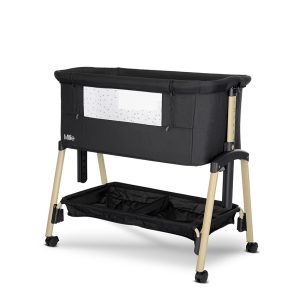 Lorelli Premium МИНИ КОШАРА MILLIE С ПАДАЩА ПРЕГРАДА BLACK /wooden
