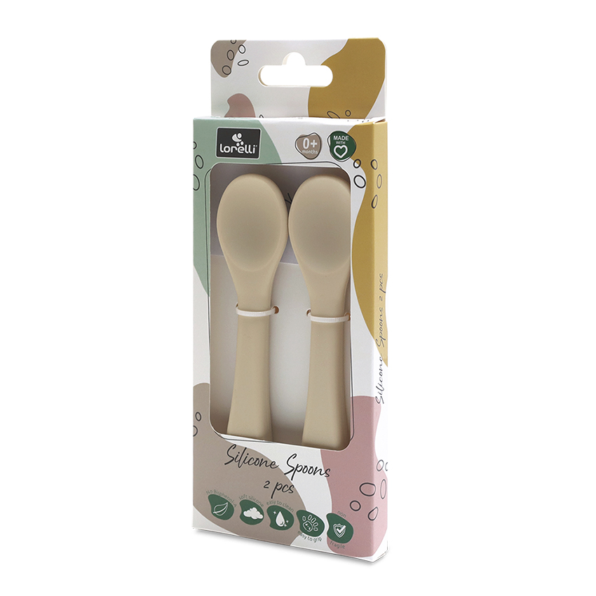 Lorelli Premium СИЛИКОНОВИ ЛЪЖИЧКИ 2БР NATURAL BEIGE - Image 3