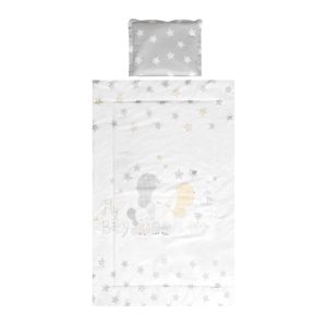 Lorelli Classic СЕТ COSY 3 ЧАСТИ РАНФОРС СИВО СЛОНЧЕ ЗВЕЗДИ