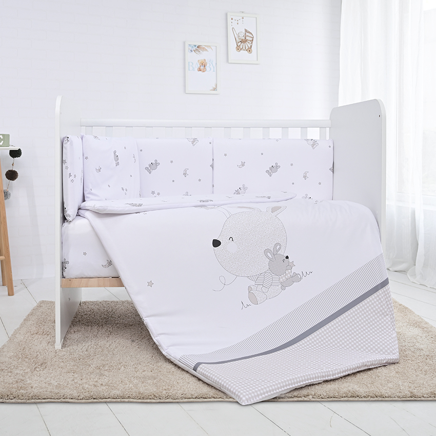 Lorelli Classic СЕТ SMILE LITTLE RABBITS СИВО S