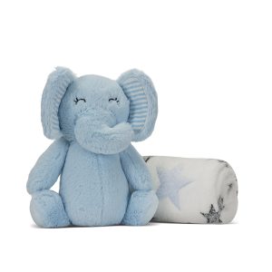 Lorelli Classic NAPPY ОДЕЯЛО БЯЛО СЪС СИНЬО СЛОНЧЕ