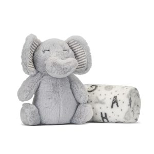 NAPPY ОДЕЯЛО БЯЛО СЪС СИВО СЛОНЧЕ