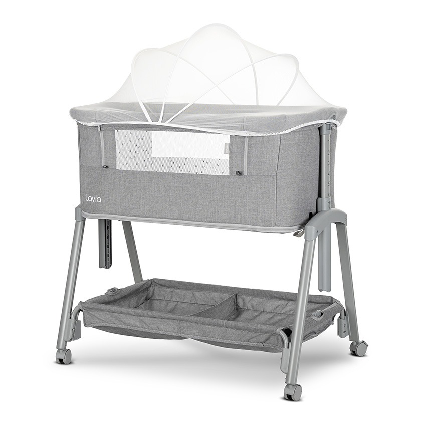 МИНИ КОШАРА LAYLA 2В1 GREY С ПАДАЩА ПРЕГРАДА - Image 4