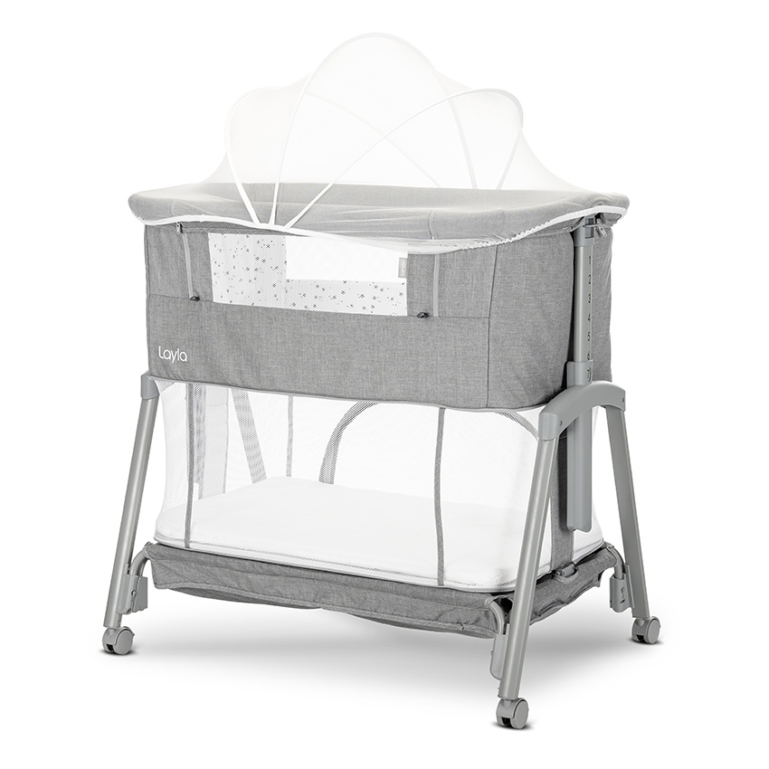 МИНИ КОШАРА LAYLA 2В1 GREY С ПАДАЩА ПРЕГРАДА - Image 5