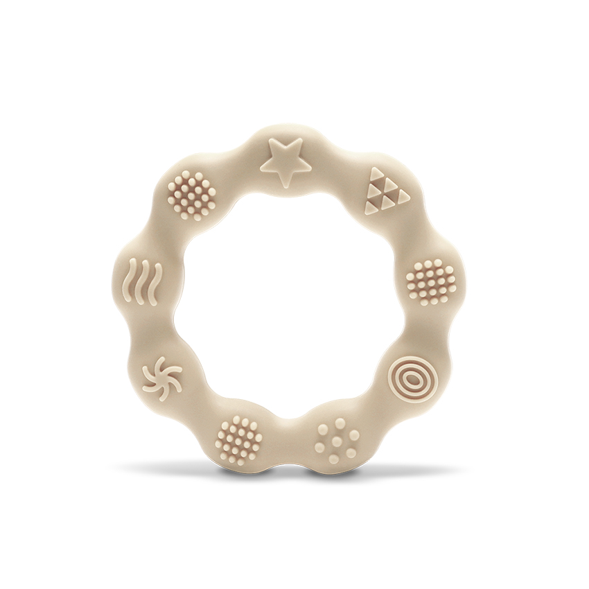 Lorelli Premium СИЛИКОНОВА ГРИЗАЛКА РИНГ NATURAL BEIGE