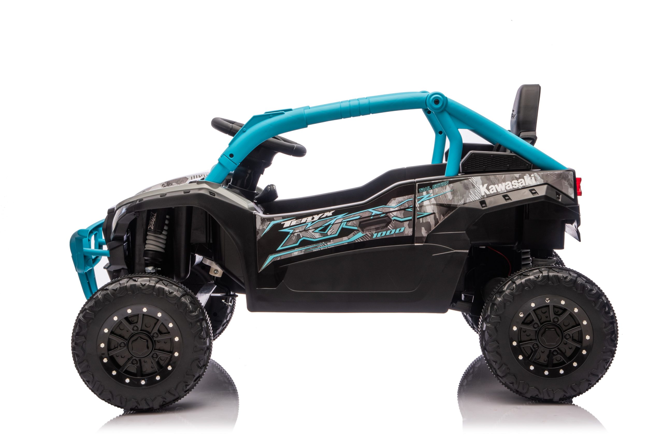 Kikkaboo Акумулаторна кола Licensed Kawasaki KRX 1000 Blue-Black - Image 3