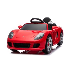 Ел. кола Porsche Carrera GT червена