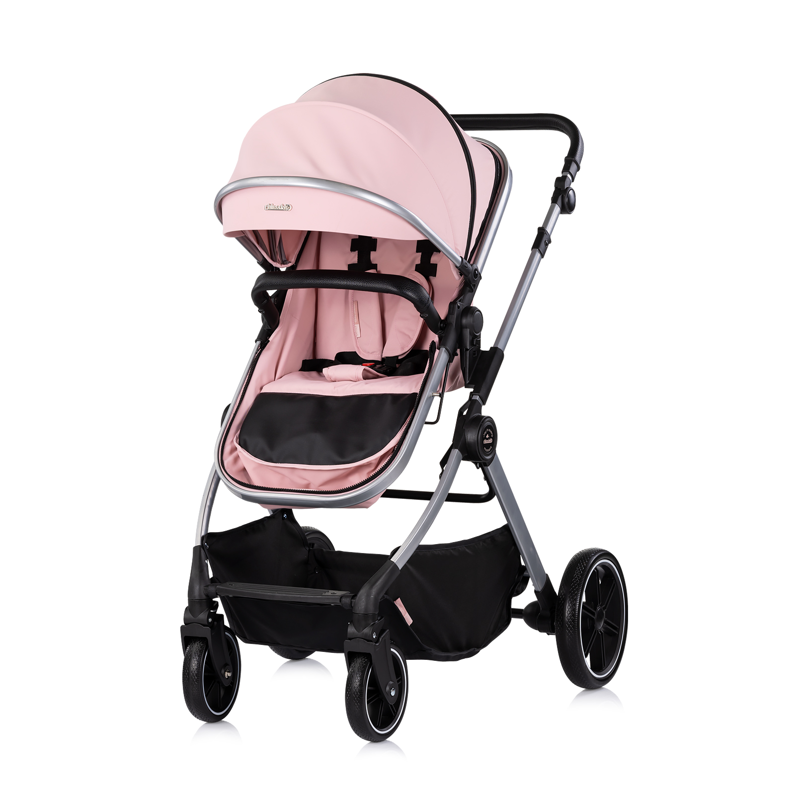 Детска количка "Pearl" розова пудра - Image 2