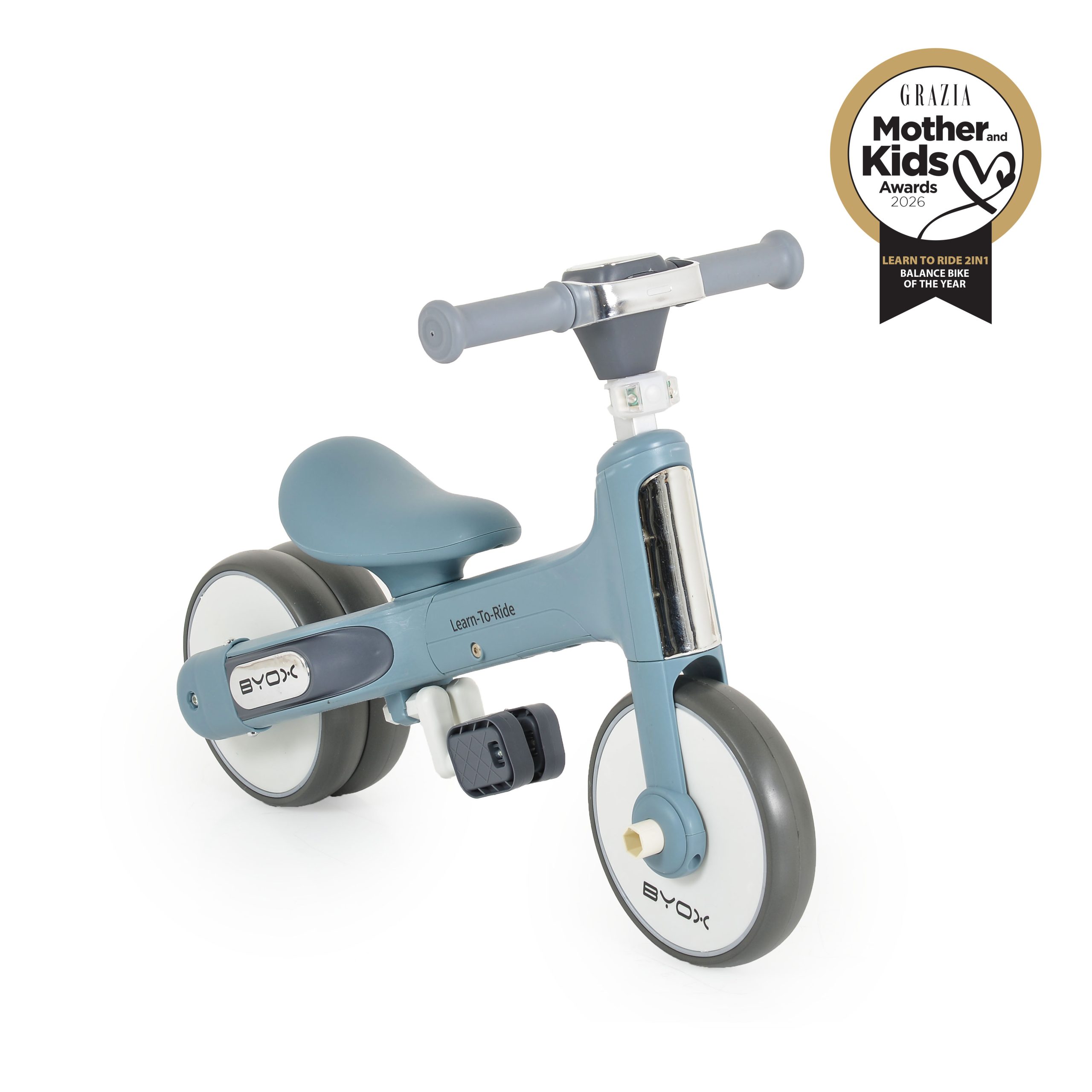 Byox Мини баланс велосипед Learn to Ride 2в1 син