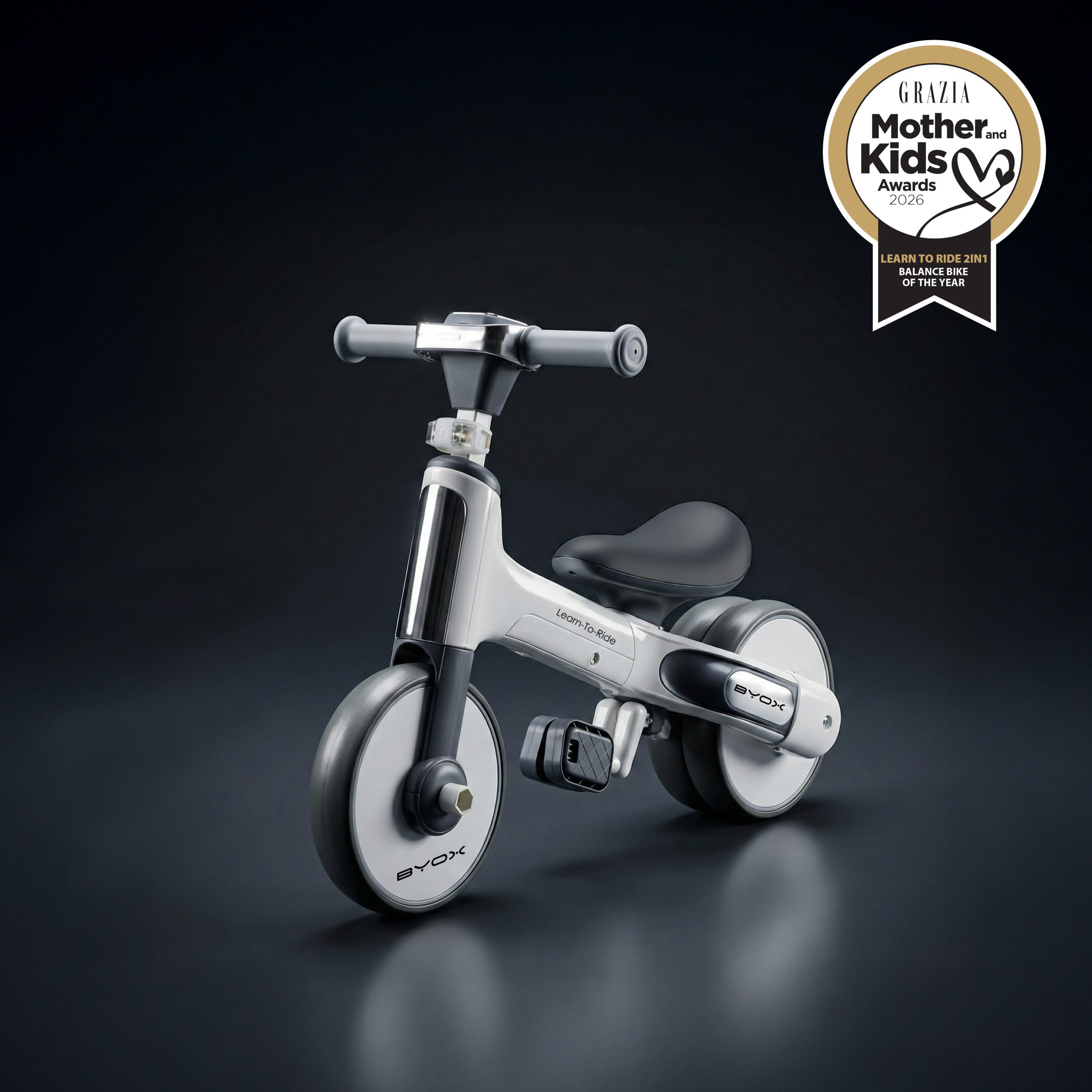 Byox Мини баланс велосипед Learn to Ride 2в1 син - Image 2