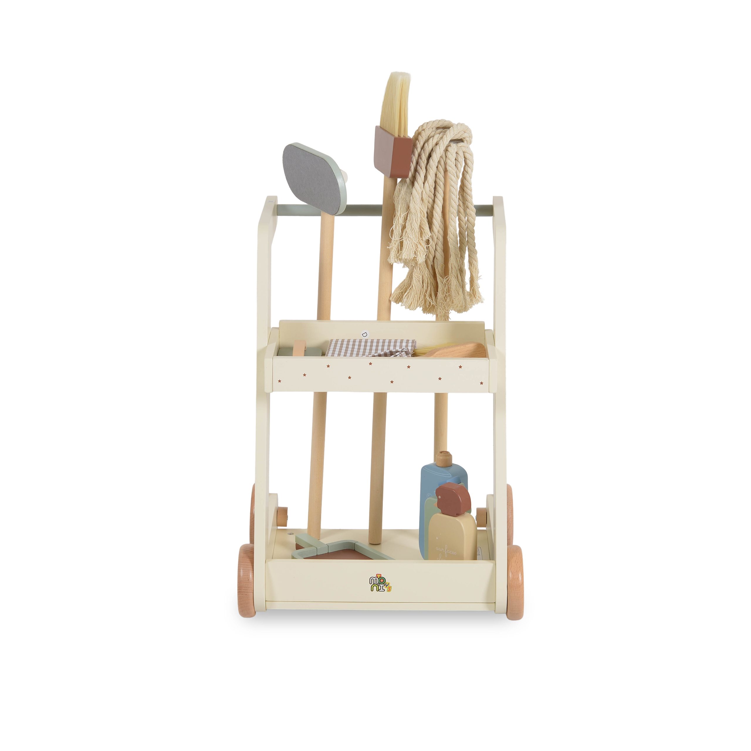 Moni Toys Дървен комплект за почистване W10D787 - Image 3