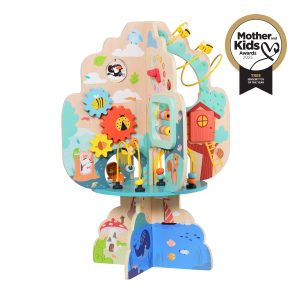 Moni Toys Дървена игра с активности Дърво 1045