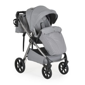 Cangaroo Комбинирана количка 3 в 1 Unique Cloud-Silver