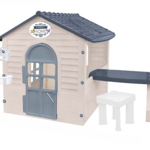 Mochtoys Къща с маса и стол бежова 13010