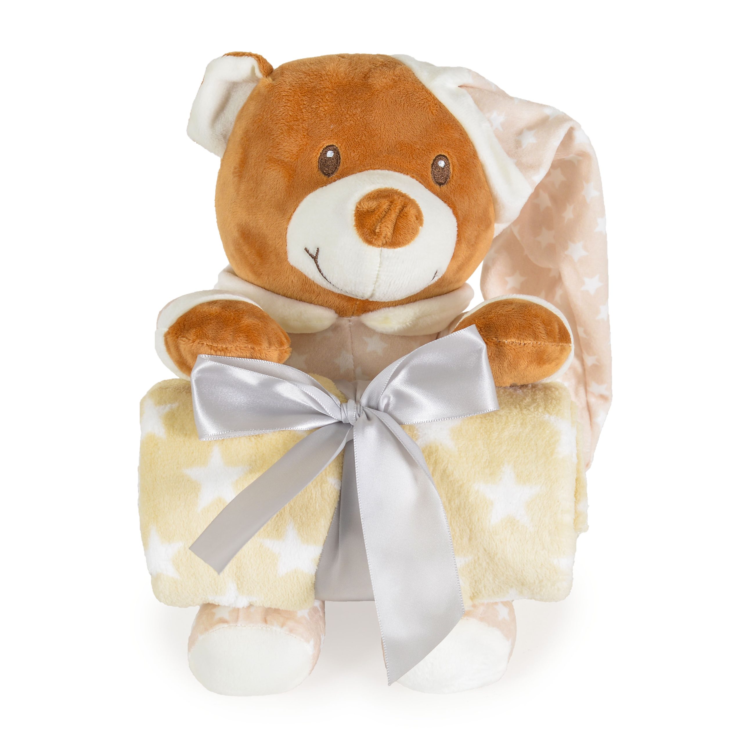 Cangaroo Одеяло 90/75 cm с играчка Addie Bear бежов