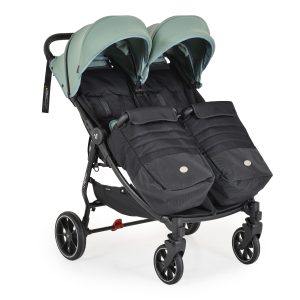Cangaroo Количка за близнаци 2Gether Iceberg-Green