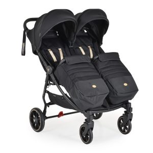 Cangaroo Количка за близнаци 2Gether Modern-Black