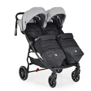 Cangaroo Количка за близнаци 2Gether Ultimate-Grey